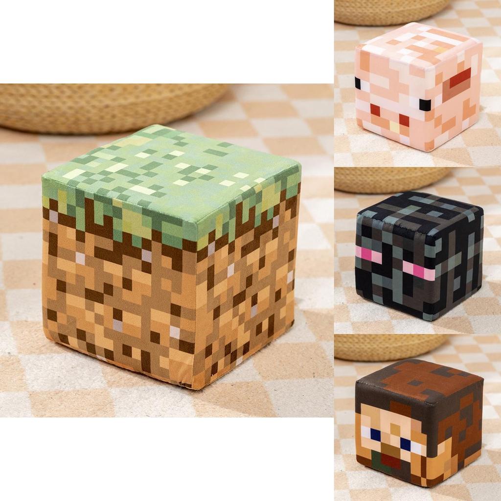Minecraft Tnt Block Plush Pillow With Storage For Gaming Room Decor Special Characters Included