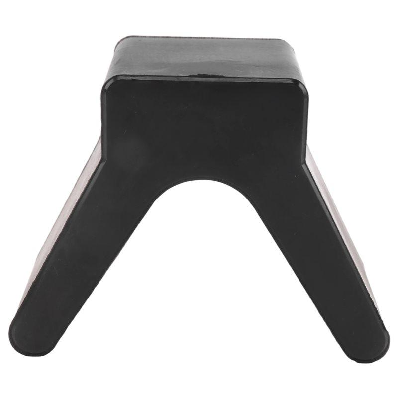 V-Style Boat Trailer Bow Stop Block Trailer Rubber Bow Stop Non Marking Mounting Hole 2 Inch Width 4 Inch V-Span чёрный