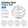 5Pcs Spring Ball Design Stainless Steel Shaker Ball for Protein Powder Mixing