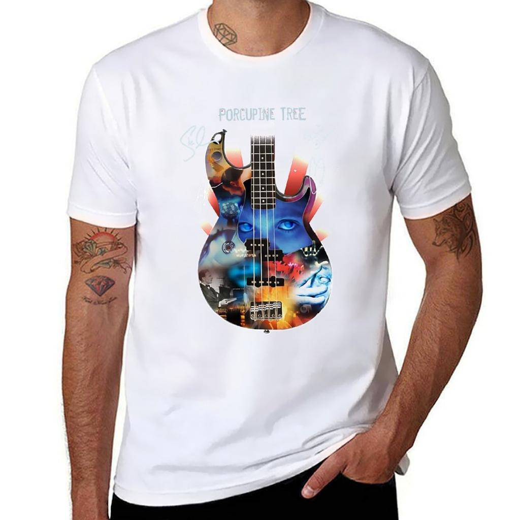 Porcupinetree Guitarsignature Shirt Tshirt Sports Basic Short Sleeve Tshirt