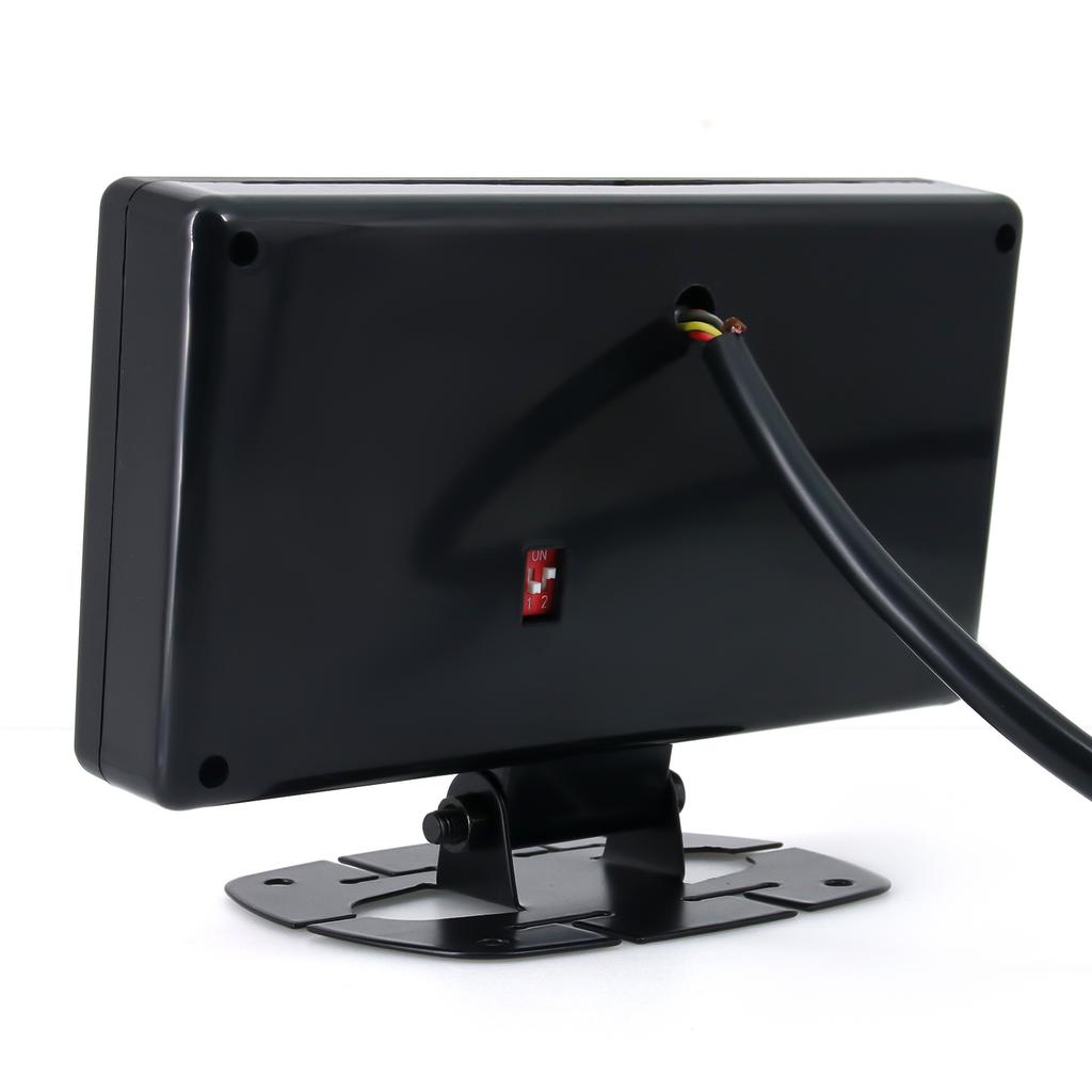 6 In 1 Vehicles Gauge 12V Car Universal Fit Water Temperature Digital Temp Measure LCD Screen Voltage Meter Oil Pressure