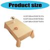 Decorationative Plaids Art Tablecloth Quick Drying Machine Washable Fit Most Tables Home Decoration X3UC