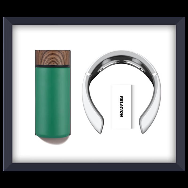 ZhiMei Global Smart Insulated Mug & Neck Massager Gift Set