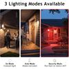 Rechargeable Motion Sensor Outdoor Wall Light, 10000mAh 1 Pack | 3 Modes 3 CCT Dimmable with Remote, IP65 Waterproof Security Lamp for Porch, Patio,