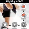 LED Clip Lamp Magnetic USB Charging Running Lamp Outdoor Headlamp Waterproof Jogging Lamp Outdoor Backpack Buckle Light