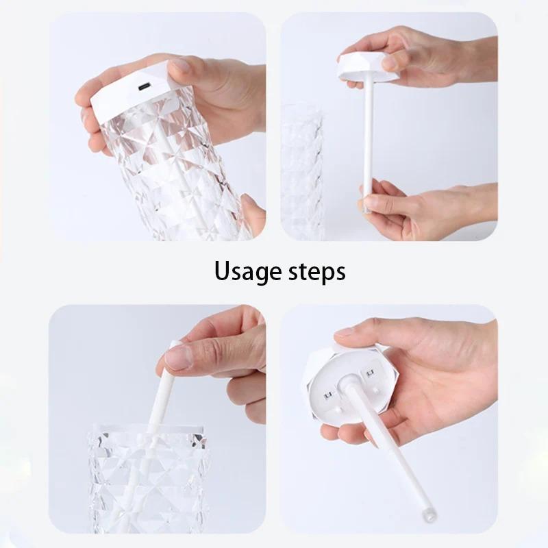 1000ML USB Air Humidifier Aroma Diffuser Essential Oil Mist Maker with RGB Light Air Purifier for Car Home Bedroom Office
