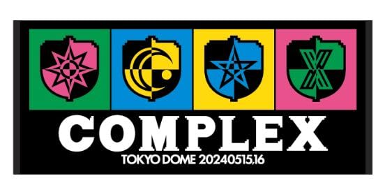 

COMPLEX 2024 Nippon Ichishin Koji Kikkawa и Tomoyasu Hotei Лицевое полотенце Мерч [Эмблема]