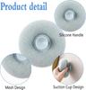 GLITZEN Bath Sponge Cleaning Brush Super Soft Exfoliating Bath Sponge Cleaning Brush, Massage Bath Sponge Ball with Suction Cup for Women Men (Mul