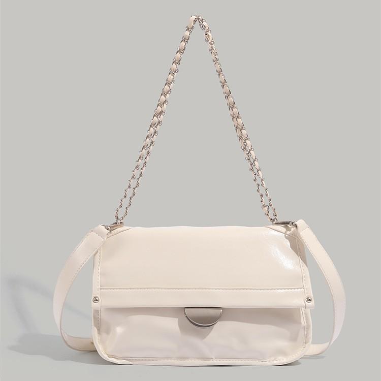 

Niche high-end chain underarm bag women s 2025 new light luxury commuter shoulder bag fashionable versatile oblique span білий