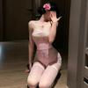 /Sexy Lingerie Sexy New Kimono Female Seduction Tight Tube Top Miniskirt Buttocks Uniform