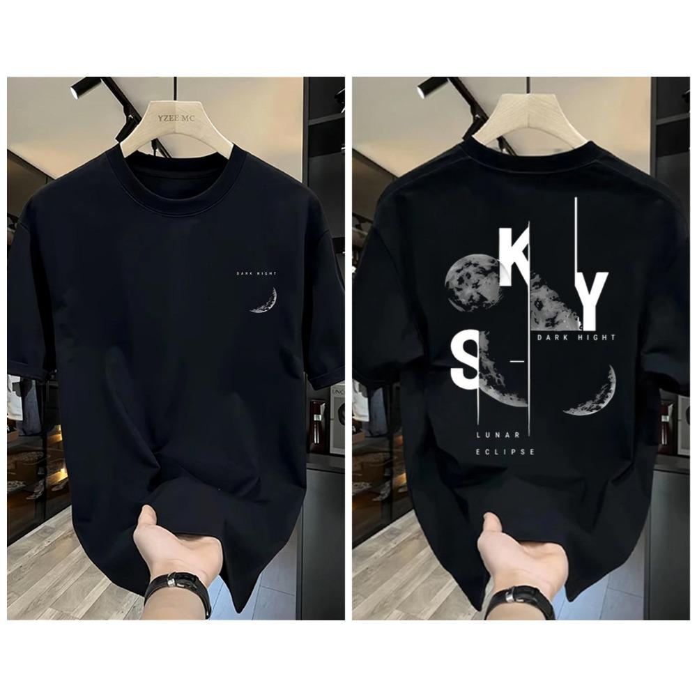 

2026 Pure Cotton Fashion American Cool and Stylish Tshirt with Trendy Letter Print Summer Women Clothes Harajuku 4XL