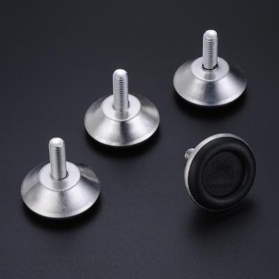 5Pcs Steel Furniture Legs Anti-Slip Base Table Cabinet Leg Pad Adjustable