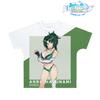 Dolphin Wave Anri Hinan Full Graphic T-Shirt Unisex L Size