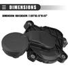 Motoforti PVC Engine Crankcase Vent Valve, for Mercedes-Benz E350 2012-2016, Plastic, 2760100331, Black