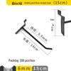 Clip-on Straight Hook for Slotted Pegboard - Aluminum Display Hook for Electronic Components and Sample Exhibits