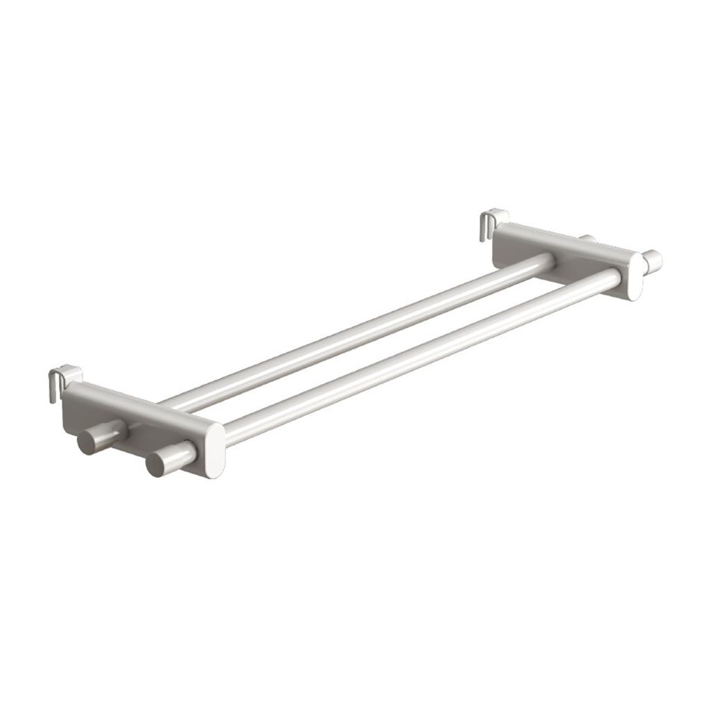 50Cm Double Pole Towel Rack Radiator Towel Rack Hanging Rack Hook Drying Rack Drying Rack Home Indoor Balcony Clothes Hanger