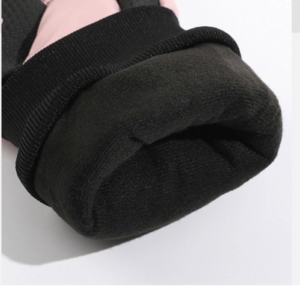 Winter Warm Ski Gloves Windproof Snow Snowboard Outdoor Sports Mittens Non-slip Thicken Cycling Gloves Skiing & Snowboarding