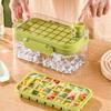 64 Grid Ice Mold Box One-button Press Type Square Ice Cube Tray Household Fruit Ice Cream Maker with Lid Kitchen Accessories