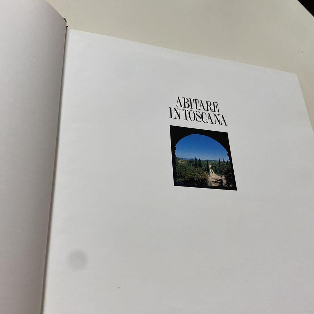 [USED] Italian Photo Book ABITARE IN TOSCANA