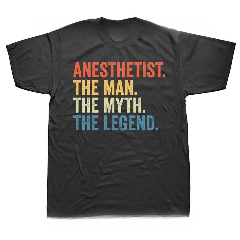 Anesthesia Making People Shut Up Men Women T Shirt Doctor Anaesthetist Gift Short Sleeve Summer Unisex Tshirts