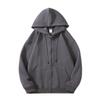 Oversized Drop Shoulder Zip-Up Hoodie Men Women Loose Fit Casual Sweatshirt Lightweight Wear