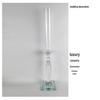 Crystal Single-Head Candlestick for Wedding and Event Decor - High Glass Tube Candle Holder