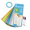 Writable Math Teaching Cards Erasable Mathematical Operations Exercise Flashcards Kid Early Learning Study Card