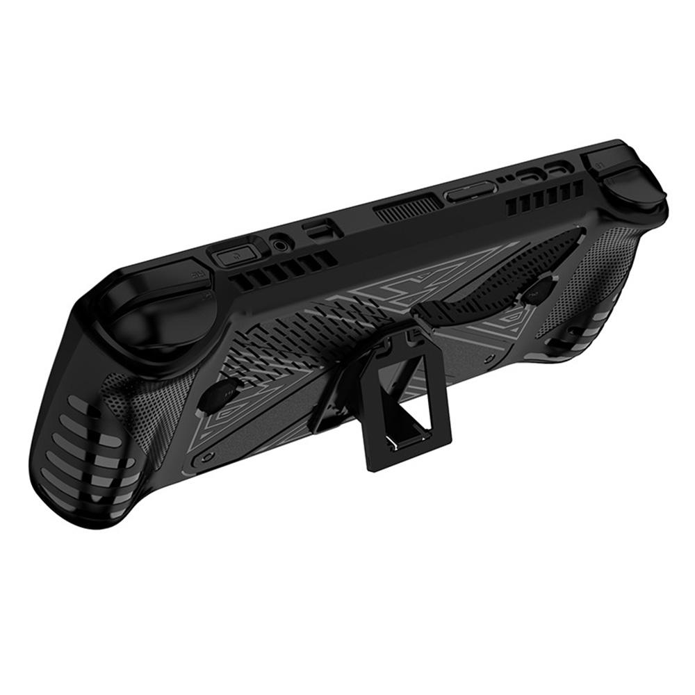 TPU Case for Asus ROG Ally X Gamings Handheld Anti-Scratch Protective Cover with Stand