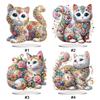 Special Shape Cat Table Top Diamond Painting Ornament Kits Diamond Painting Tabletop Ornaments Kit for Home Office Desktop Decor