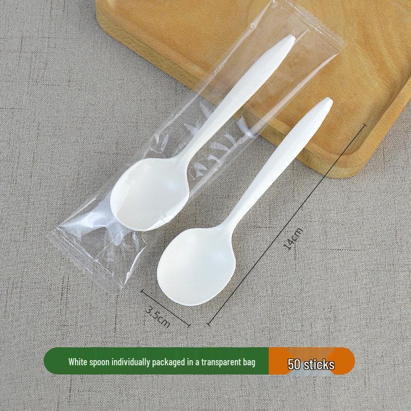 ZISIZ Individually Packaged Disposable Spoons
