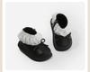 Girls' Autumn-Winter Princess Boots - Cotton-Lined Leather Toddler Shoes with Lace and Velvet Accents