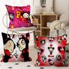 Süßes Cartoon Pucca Garu Kissen Anime Kissen Sofa Bett Kopfkissenbezug Kissenbezug 45x45 cm Mode