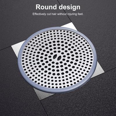 Paslanmaz Çelik Zemin Drenaj Filtresi Saç Tutucu Silikon Halka Paslanmaya Dayanıklı Banyo Lavabo Süzgeci Duş