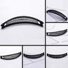 Solid Color Korean version Lady Girl Women Plastic Barrettes Hair Clip Comb Hairpins Banana Clip