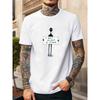 Men'S I DON'T BELIEVE IN HUMANS Pattern Summer Casual Round Neck Short Sleeve T-Shirt