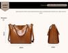Women's New European & American Fashion Leather Crossbody Shoulder Handbag