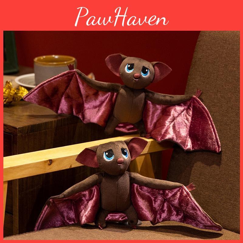 Purple Bat Plush Toy Halloween Gift Soft Animal Doll For Kids
