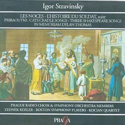 CD STRAVINSKY; KOCIAN QUARTET - Stravinsky;Soldiers Tale PR250057 Praga 1994 France Classical Used