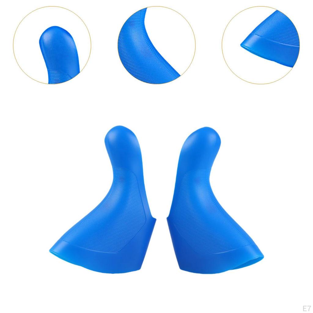 2 Stück Handschalthebelabdeckungen Rennrad Bremshebel Gummis Fahrrad Lenkergriffe Elegante Überzüge