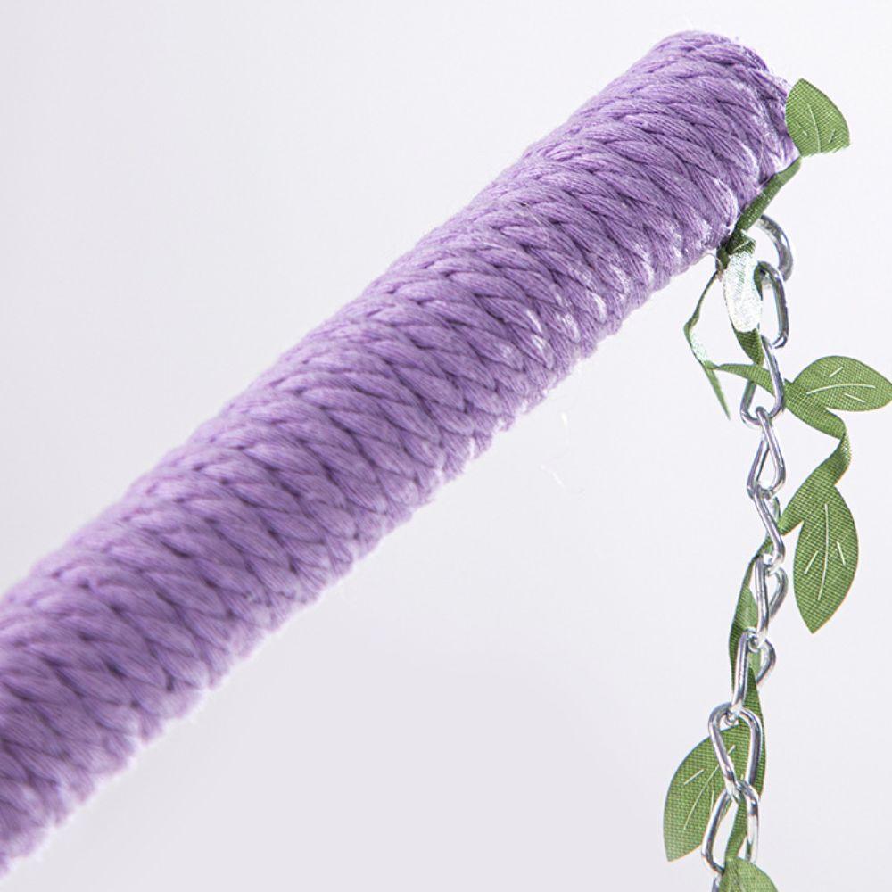 Wear-resistant Bird Swing With Cotton Rope Bird Cage Stand Stick Parrot Swing Toy  Cockatiels
