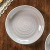 High Value Pink Bowl Plate Ceramic Plate Household Deep Plate Vegetable Plate Salad Plate Tableware Ins Wind Plate Large Vegetable Bowl