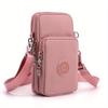 Women Mobile Phone Bag Nylon Cell Phone Bag Coin Purse Strap Shoulder Bag Small Crossbody Bags for Women Wallet Travel Purse
