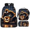 Spider-Man Backpack Set for Kids Toddler Halloween Backpack 3 Piece School Bag Street Style