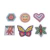 5mm Perler Beads Large Stackable Board Set: Square, Round, Hexagon, Heart Templates