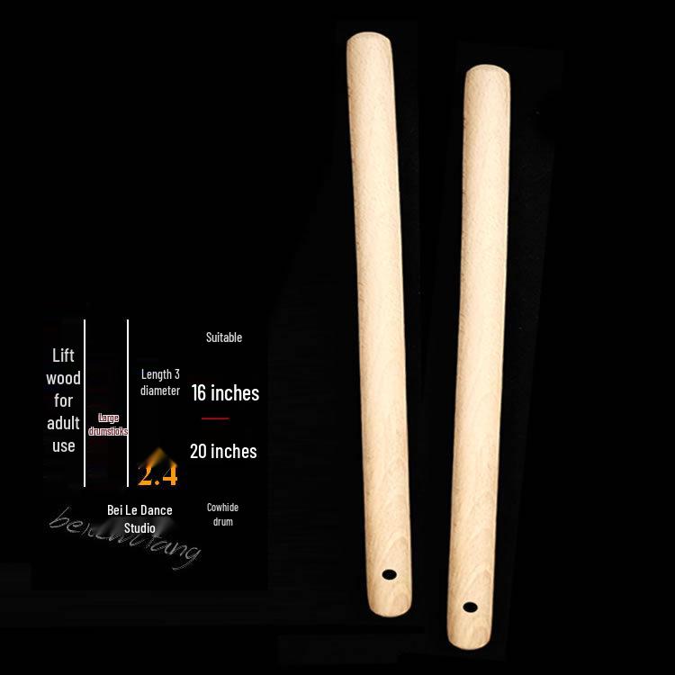Solid Wood Drumsticks & Mallets for Adults & Kids: Perfect for Waist Drums, Kindergarten Programs, Square Exercises, and Rehearsals