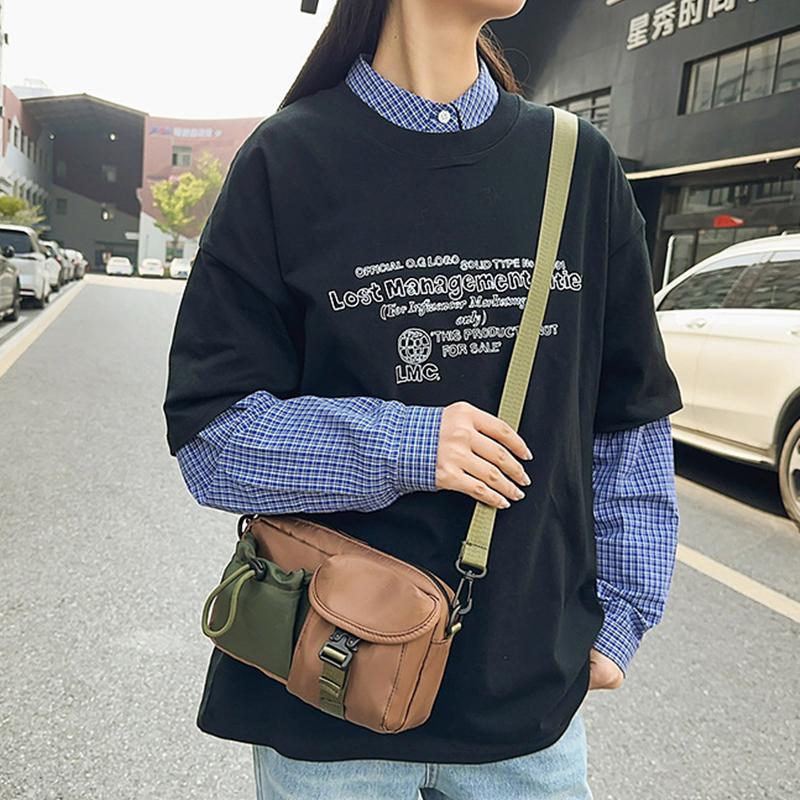 New Multi-pocket Shoulder Bag Women's Fashi Casual Messenger Bag Men's Messenger Bag Lightweight Sports Outdoor Crossbody Bag