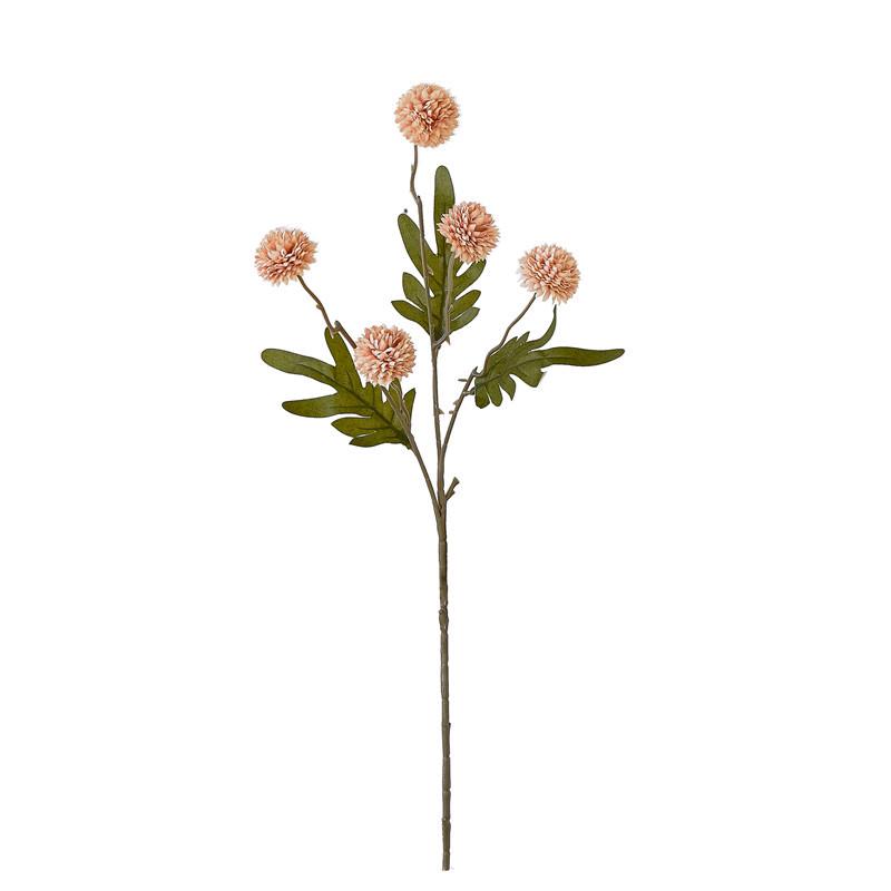 Artificial Dandelion Flower with 5 Heads - Single Stem for Indoor Decoration or Wedding Decor