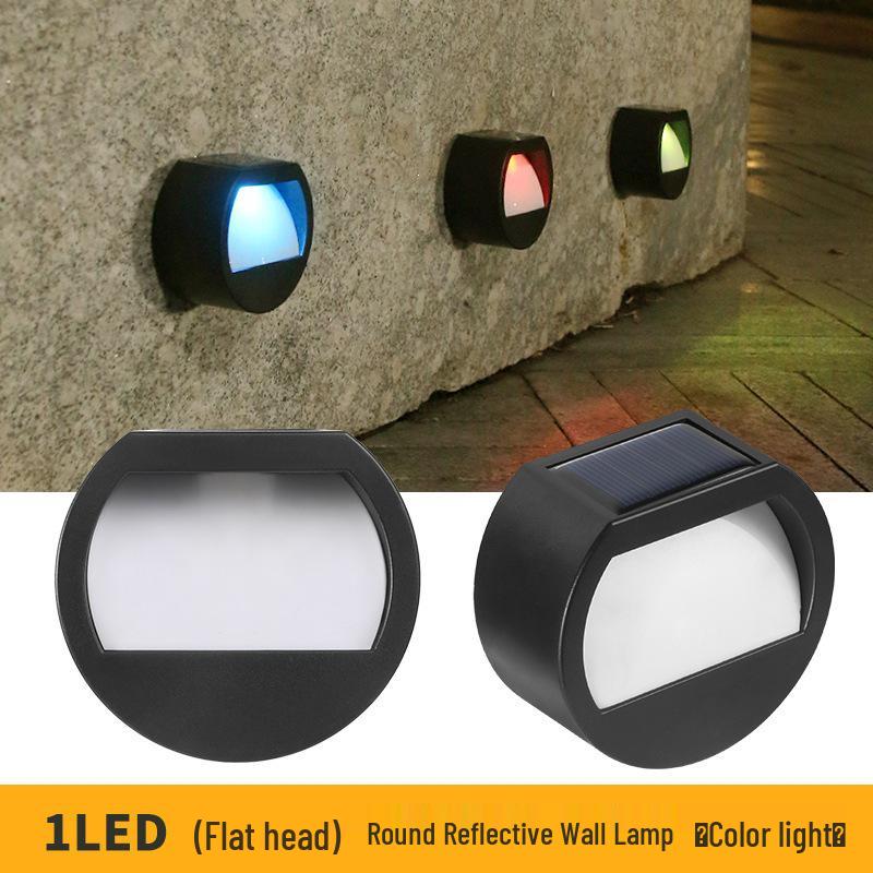 Solar Outdoor Step & Wall Lamp for Garden and Courtyard Decoration