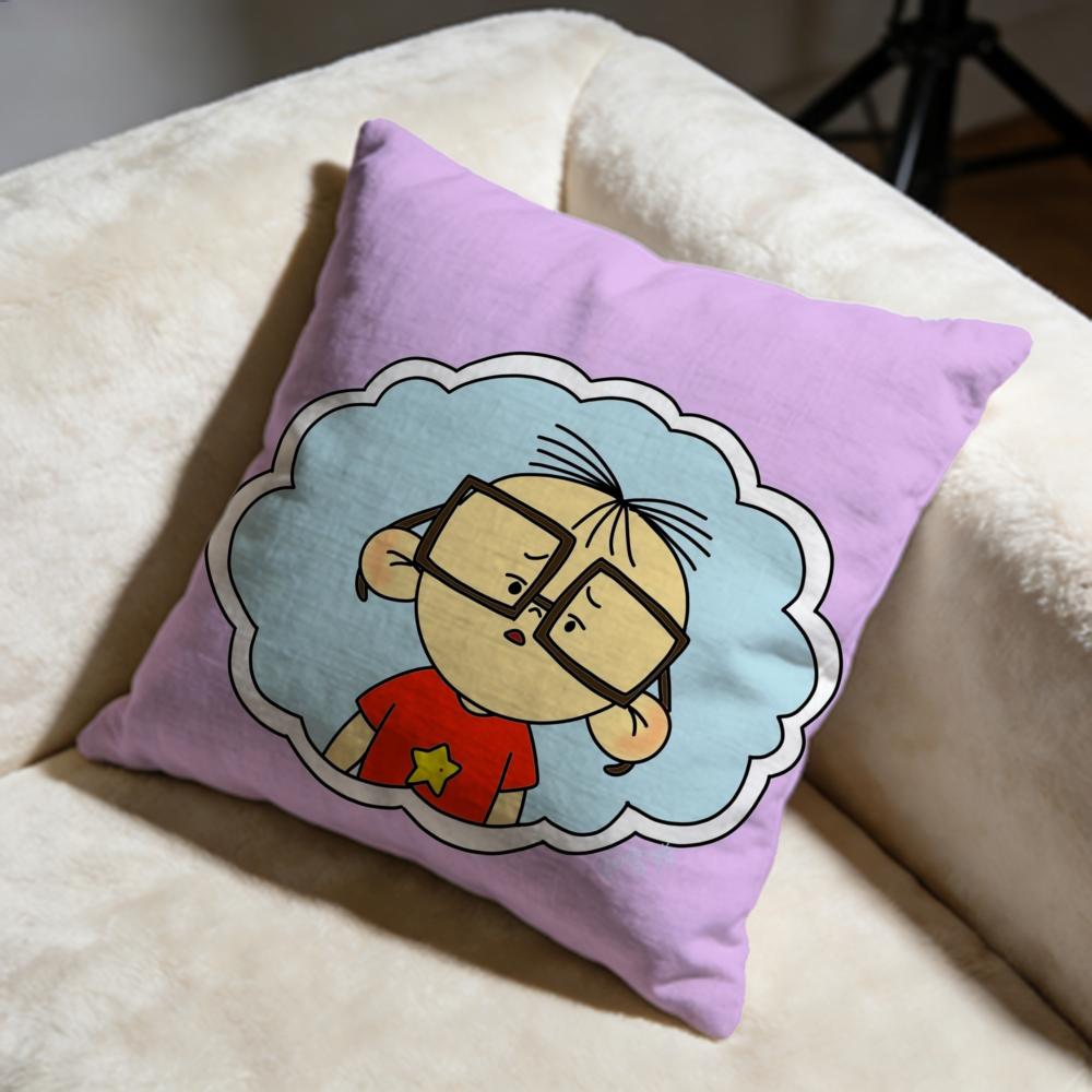 Big Ear Tutu Cushion Cover Soft Decorative Pillow Case Suitable for Bedroom Sofa Car Travel Use
