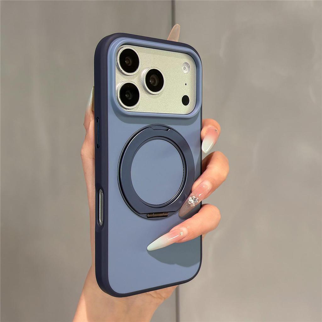 Dual-Tone Magnetic Stand iPhone 17 Pro Max Drop-Proof Case